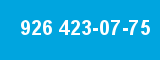 926 423-07-75 926 423-07-75